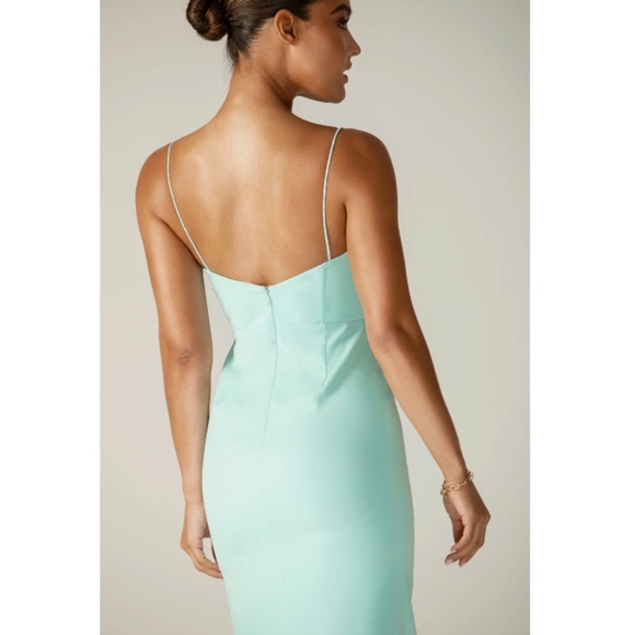 Alieva Arica Spaghetti Straps Midi Dress in Sky Blue - Picture 4 of 6